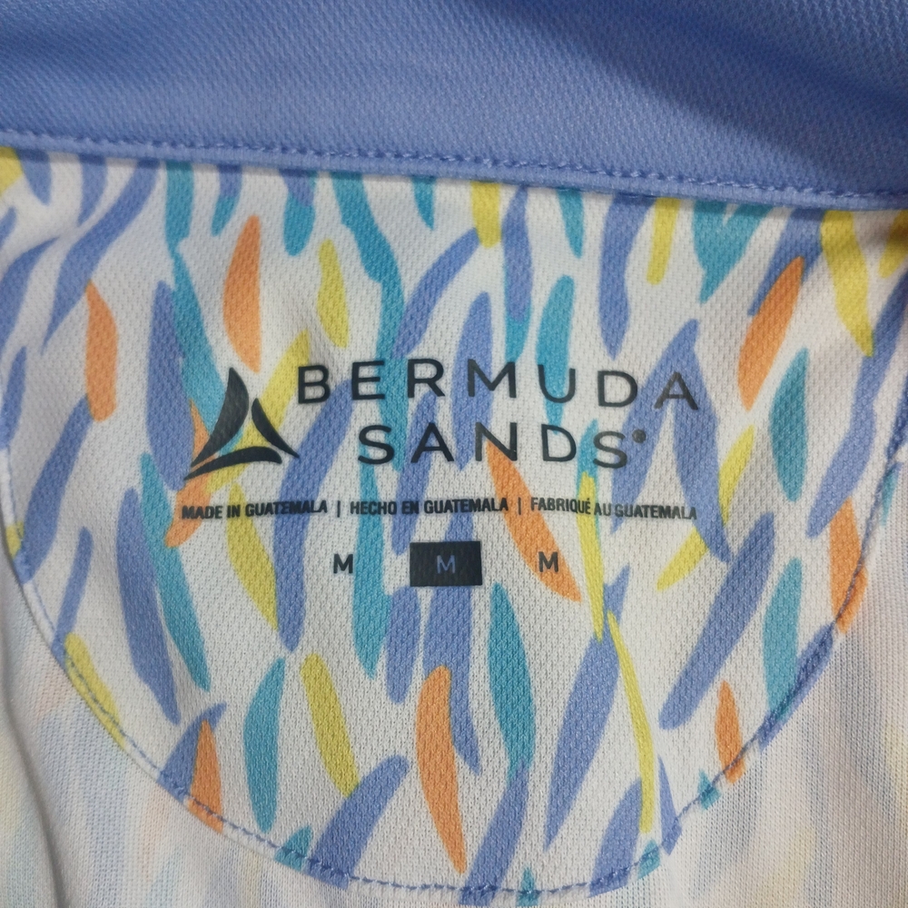 Bermunda Sands Dress Athleisure Golf Sz. M Sleeveless 1/4 Zip Amity Periwinkle - Picture 4 of 9